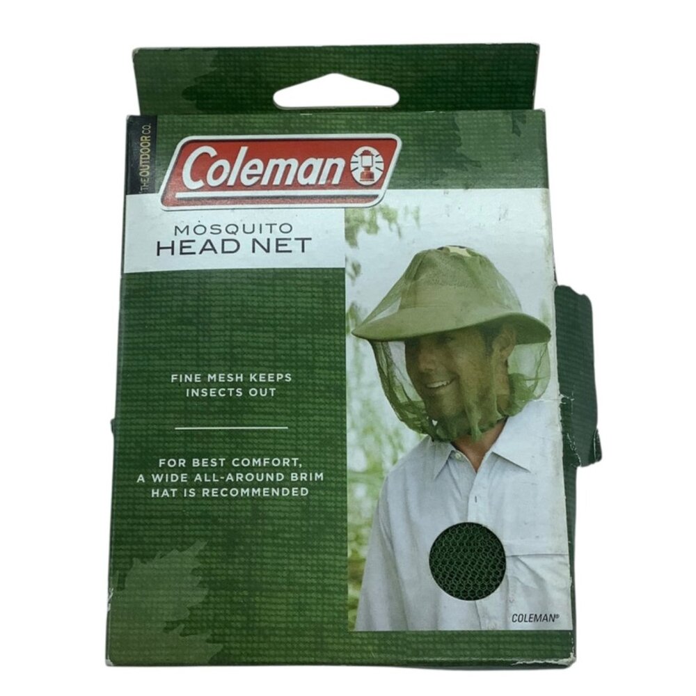 Coleman Mosquito Head Net Fine Mesh Keeps‎ Insects Out One Size